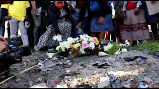 WATCH: Family, friends hold memorial for slain Amahle Quku in Browns Farm (26q)
