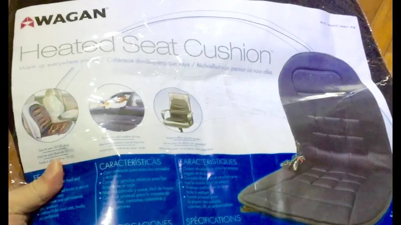 Wagan IN9738 Black 12V Heated Seat Cushion review