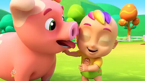 Old Farmer Joe Had A Farm | Joe's Farm Song For Kids | Nursery Rhymes and Baby Songs with Zoobees