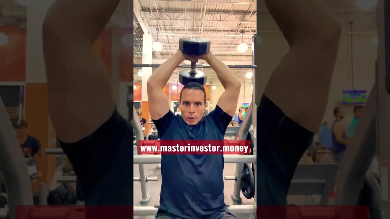 Arms work out + Passive Income (Make Money Online) MASTER INVESTOR #shorts #freedom