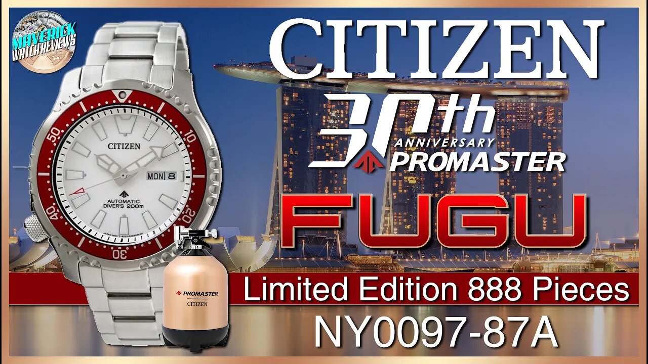 Only 888 Made! | Citizen Promaster 30th Anniversary FUGU Limited Edition NY0097-87A Unbox & Review