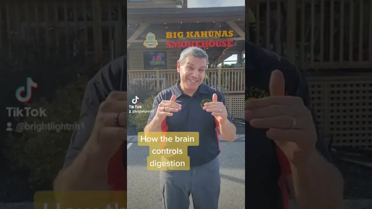 the brain controls and coordinates digestion