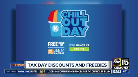 Get deals around the Valley on Tax Day