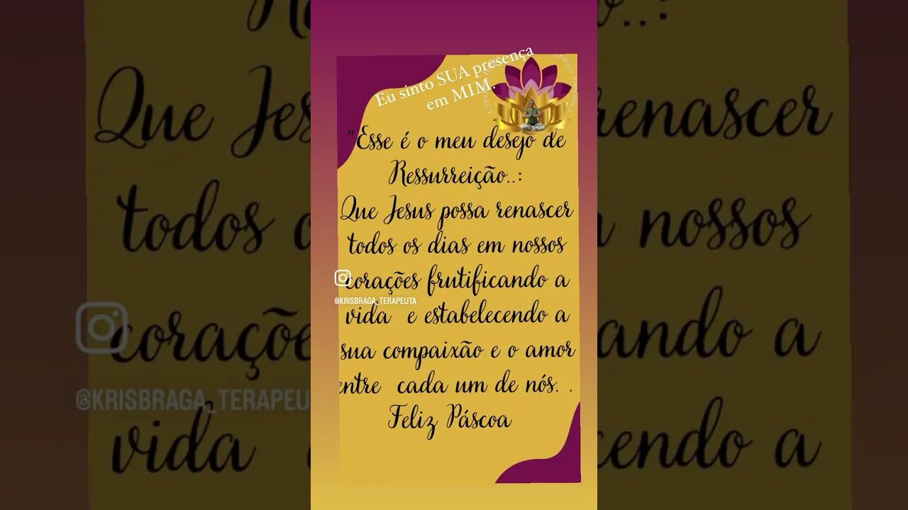 Ressurreição🌻🧘‍♂️🌹💕