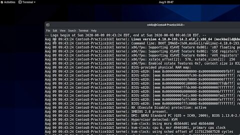 RHCSA v8 Practice Session: Preserve system journals