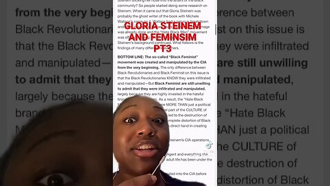 Gloria Steinem and Feminism pt 3 #feminism #cia #family