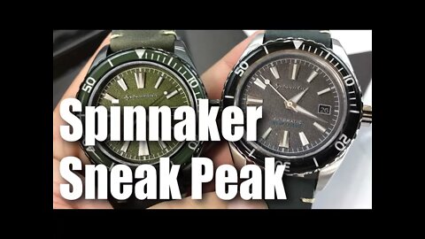 Sneak peek at the upcoming Fluess automatic watch from Spinnaker