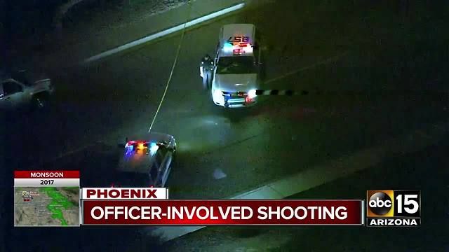 One injured in north Phoenix officer-involved shooting