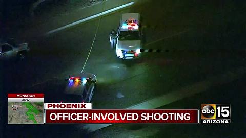 One injured in north Phoenix officer-involved shooting