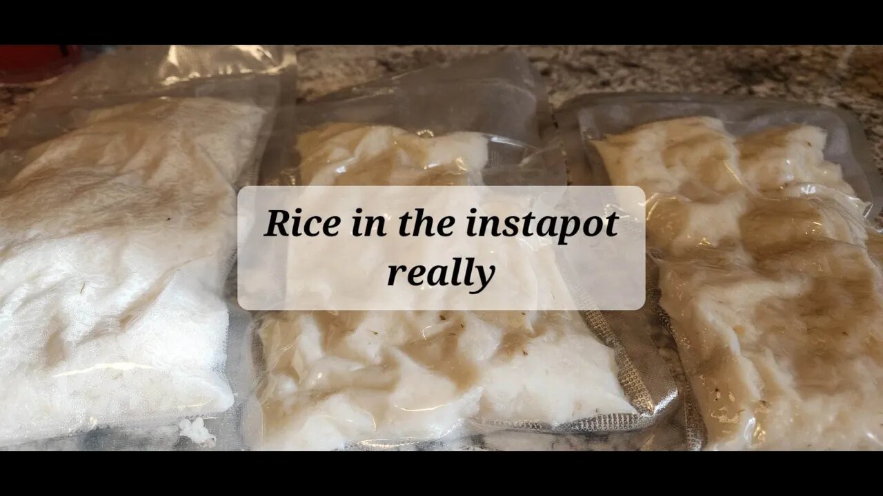Rice In a instapot really
