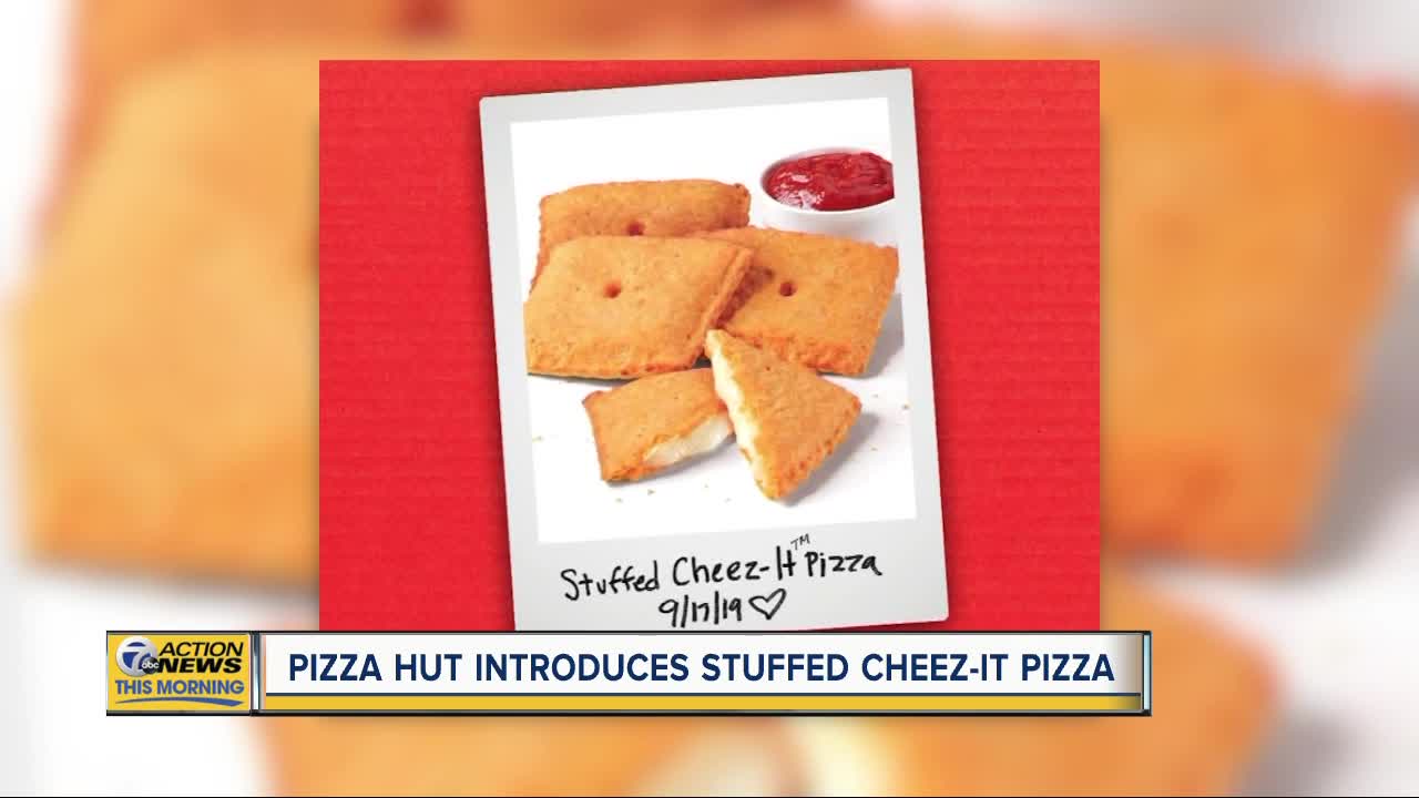 Pizza Hut introduces stuffed Cheez-It pizza