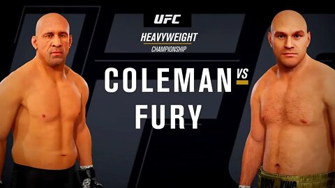 EA Sports UFC 4 Gameplay Tyson Fury vs Mark Coleman