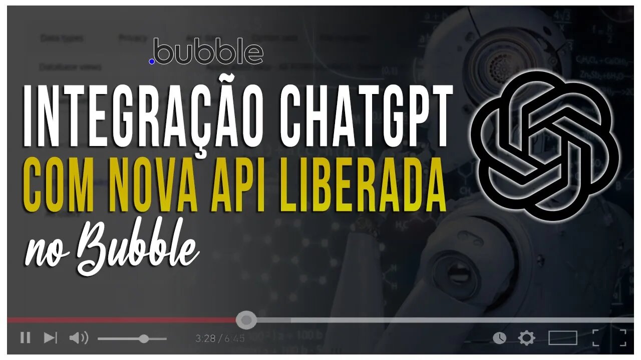 Integrando nova Api do CHATGPT no bubble