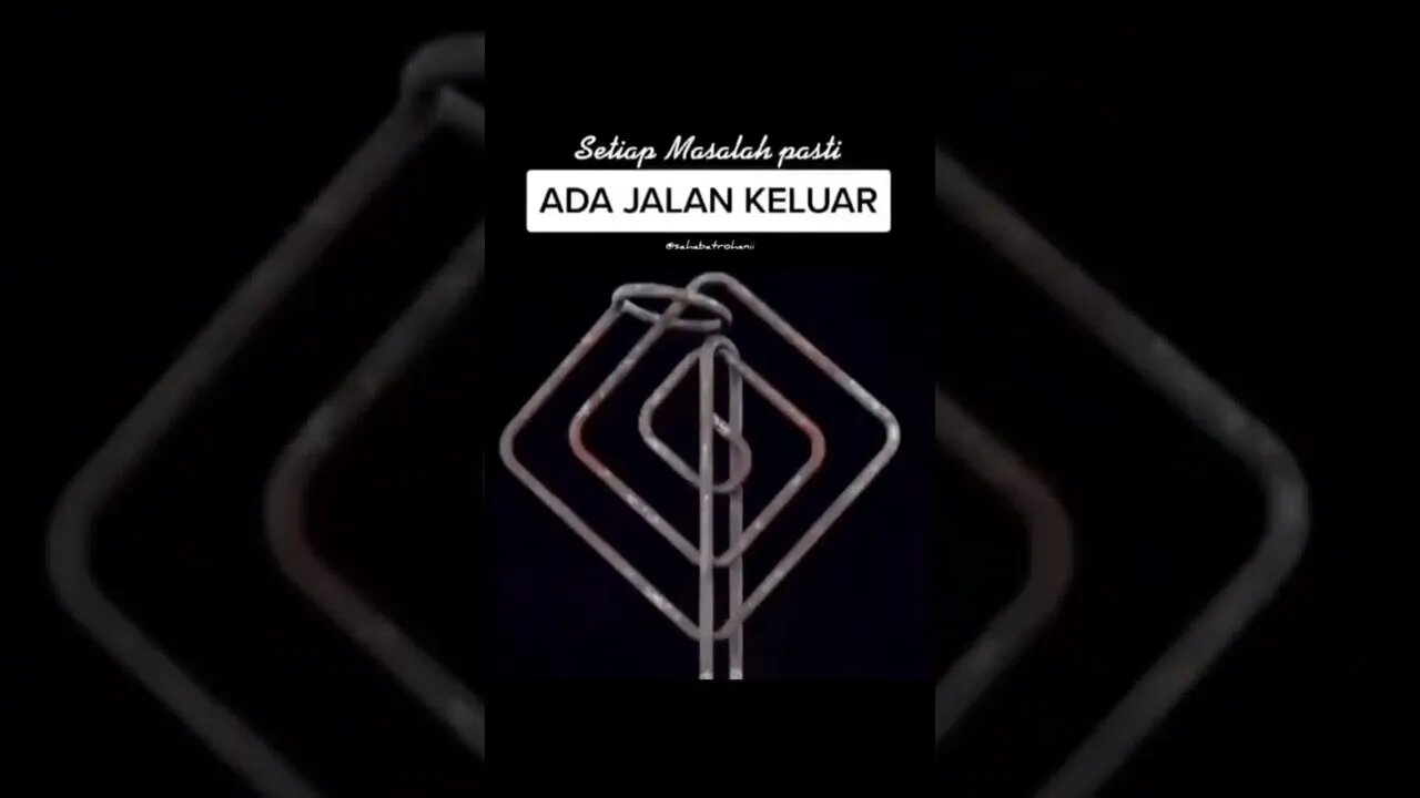 Semua Ada Jalan Keluarnya