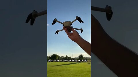 This is how you hand launch a DJI Mini 3 Pro! #dji #drone