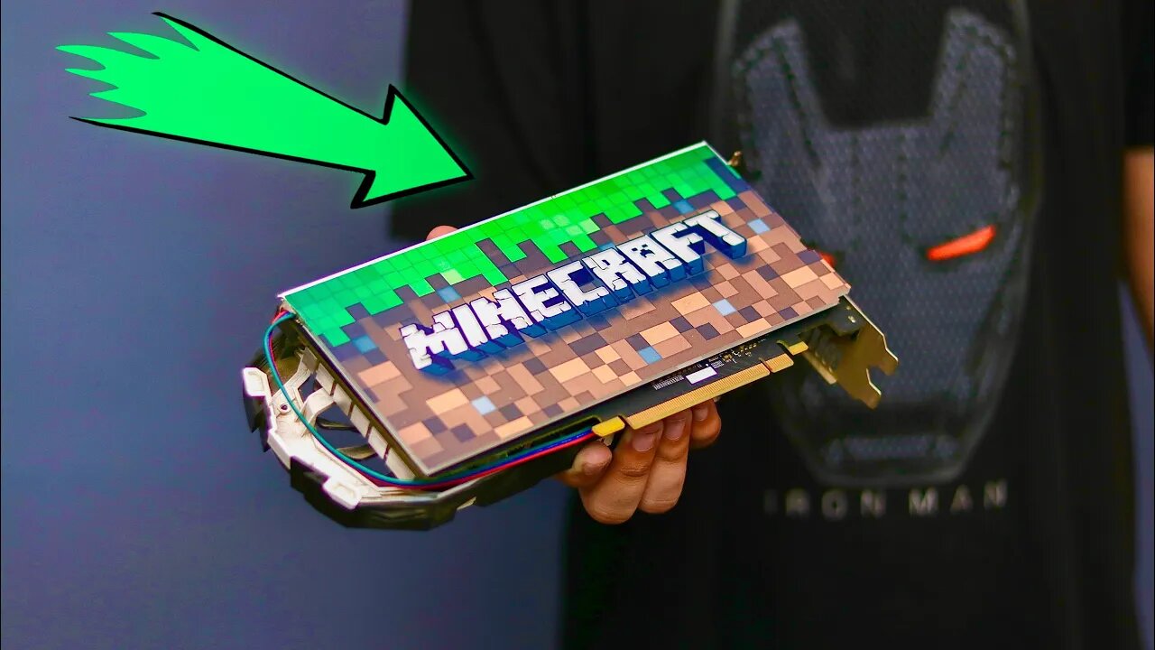 I Customized My GPU for My Customized PC *Minecraft Edition*