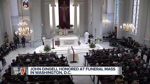 Members of Congress, former President pay tribute to John Dingell in Washington DC
