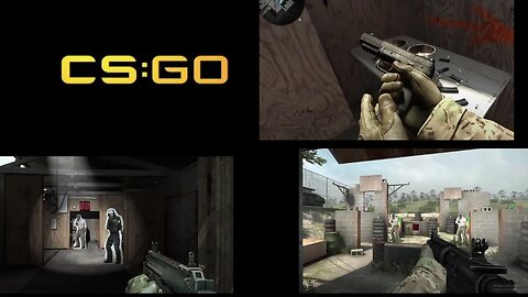 CS GO ( Counter Strike Global Offensive ) Jogo para PC - Fazendo o Treinamento.