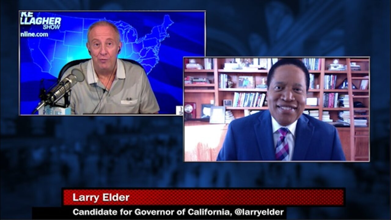 CA gubernatorial candidate Larry Elder tells Mike about his bid to replace Gavin Newsom & his lead in the polls