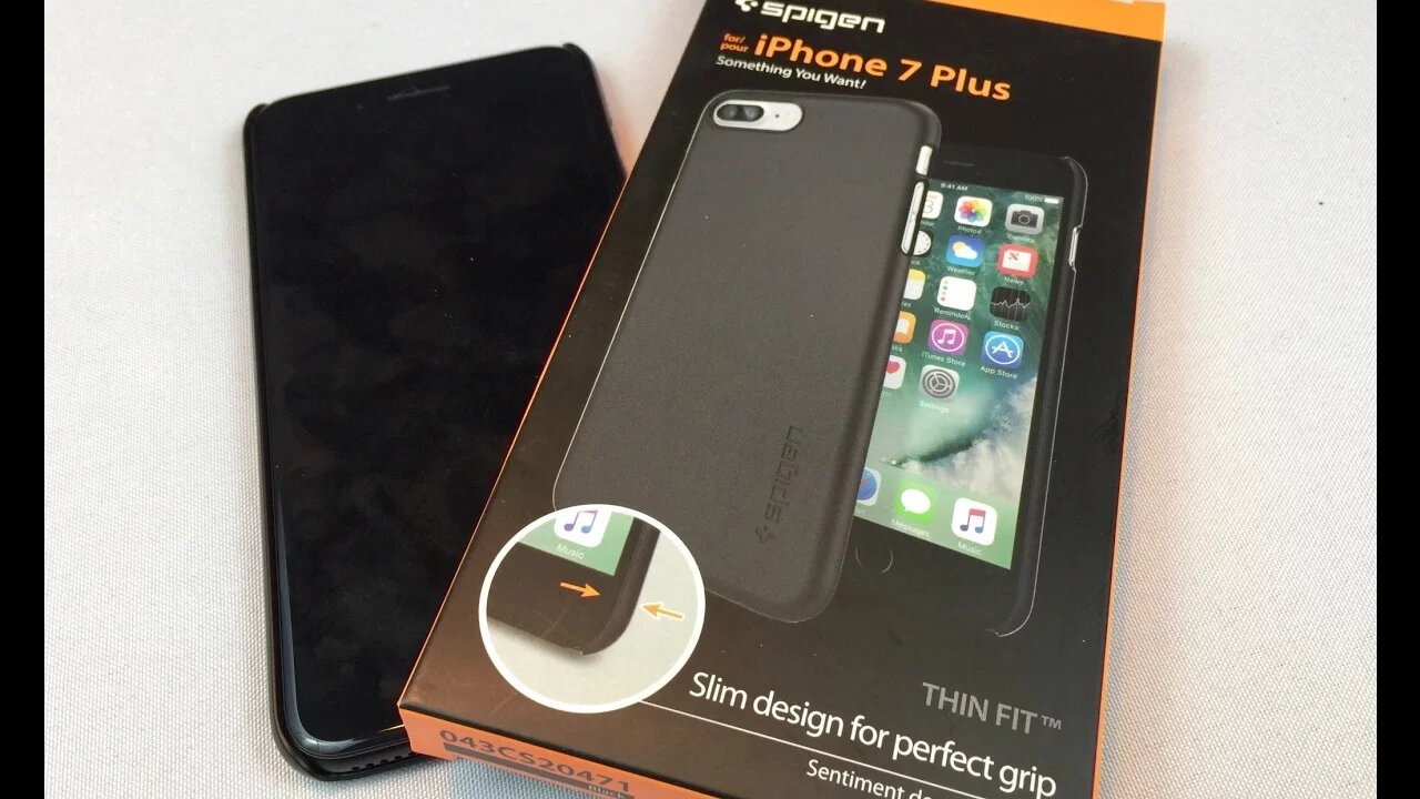 Spigen Thin Fit Matte Black Hard Phone Cover Review