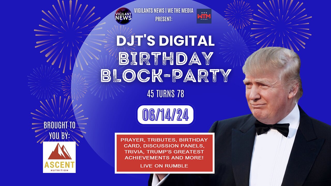 Donald J. Trump’s Birthday Celebration & Tribute | DJT Party 2024