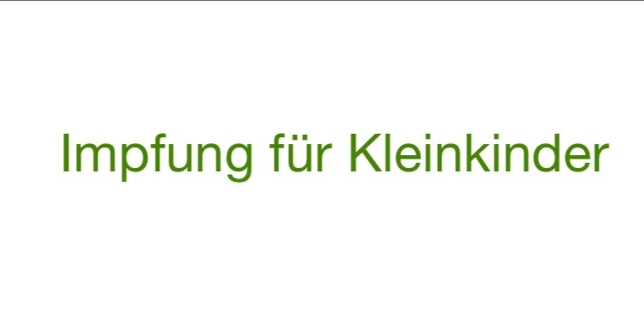 Kinderimpfung – Florian Schilling