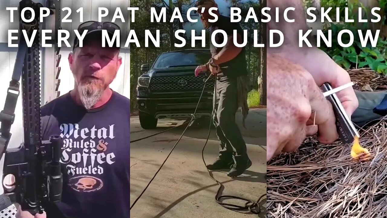 Top 21 Pat Mcnamara's Basic Dude Stuff - Skills every man should know