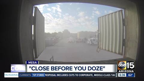 Mesa firefighters promote 'Close Before You Doze' campaign to shut doors before going to sleep