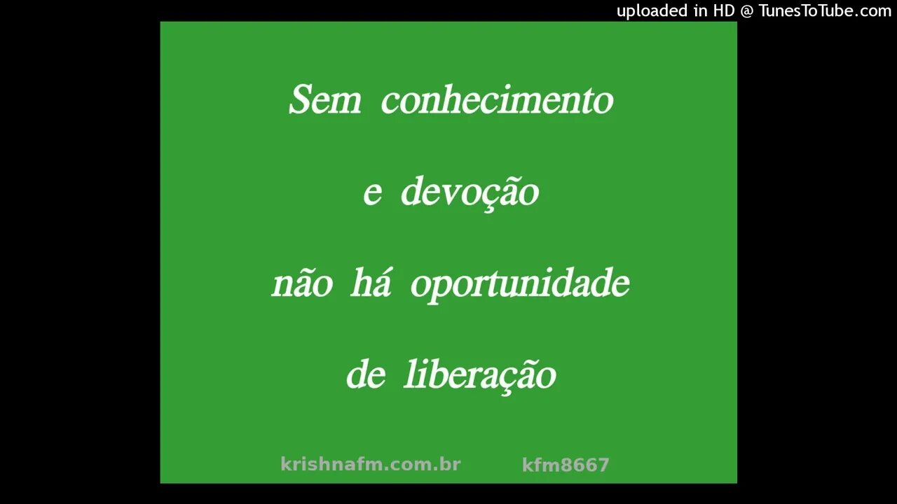 Sem conhecimento e devoção não há oportunidade de liberação kfm8667