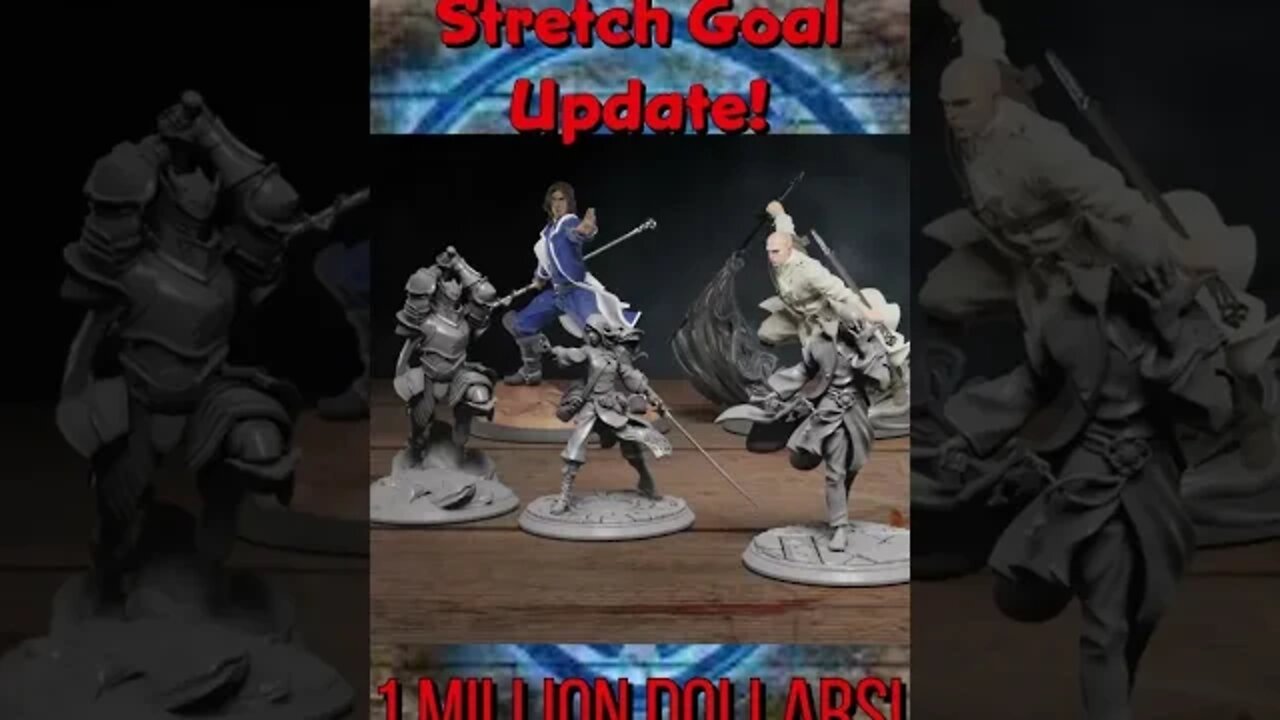 Sanderson Kickstarted 1 Million Dollar Stretch Goal Reveal! #Short