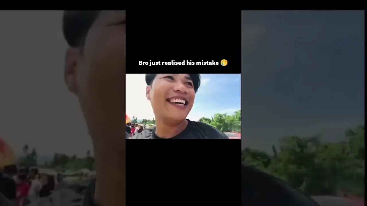 Bruh did himself bad! 😹😹😹 #shorts #viral #youtubeshorts #subscribe #reels #music