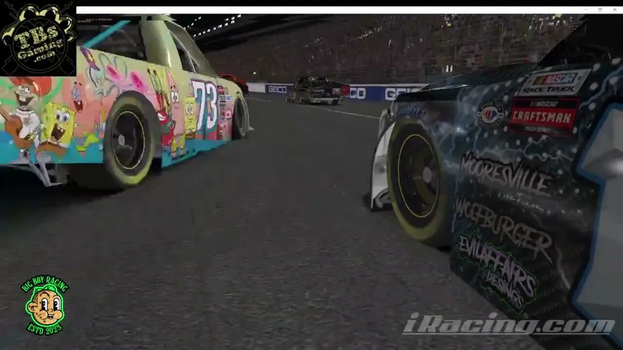 Just a minor hicup #simracing #nascar #bigboyracing #nascar #iracinghosted