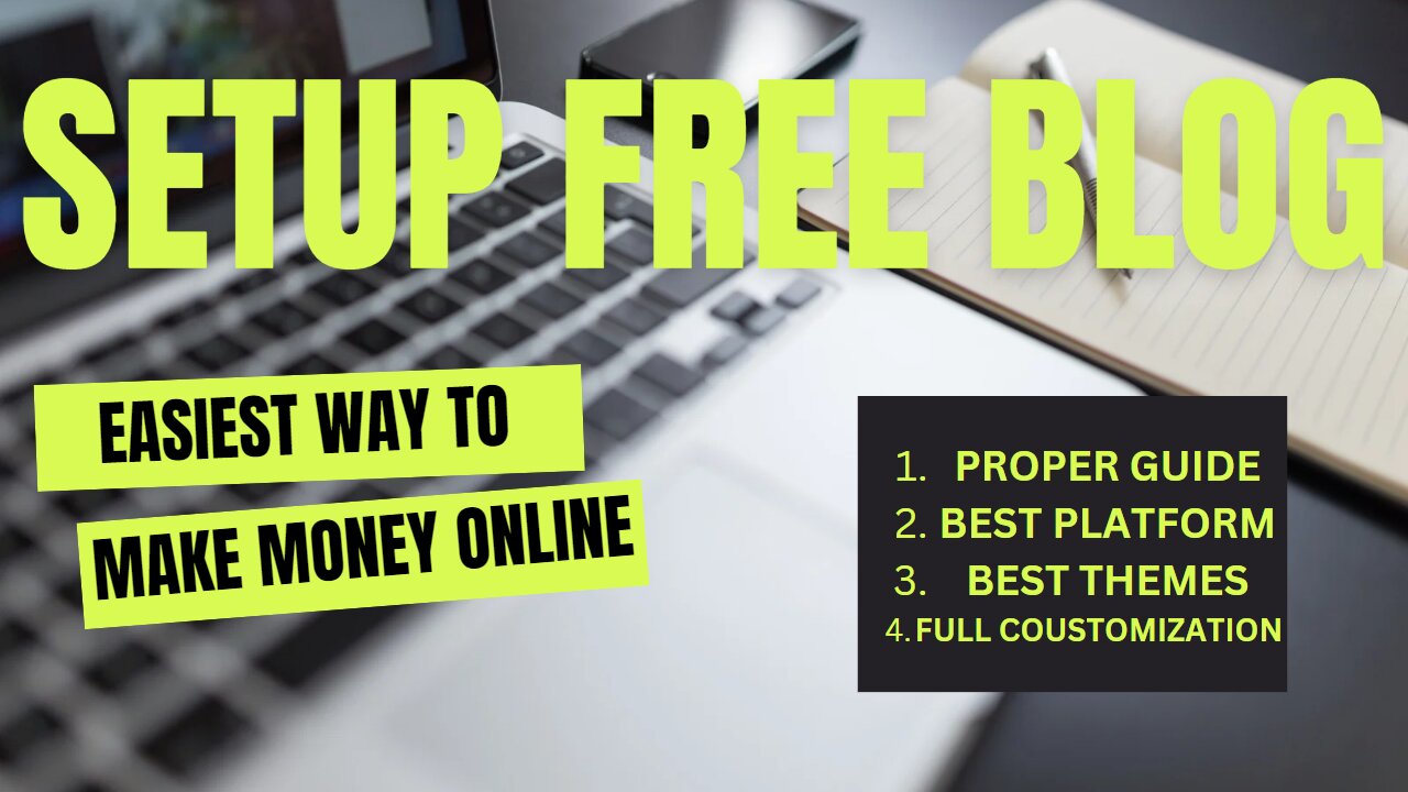 How to Setup Free Blog and Make Money Online | Easiest Way to Make Money Online