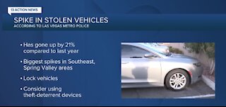 Las Vegas police see 21% rise in stolen cars this year compared to last