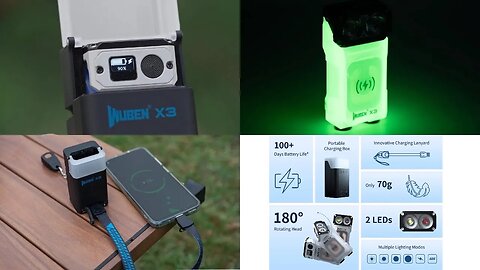 Wuben X3 Owl Flashlight rechargeable/power bank/kickstarter campaign It’s incredible !!!