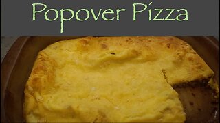 Popover Pizza with HOMEMADE Spaghetti SEASONING