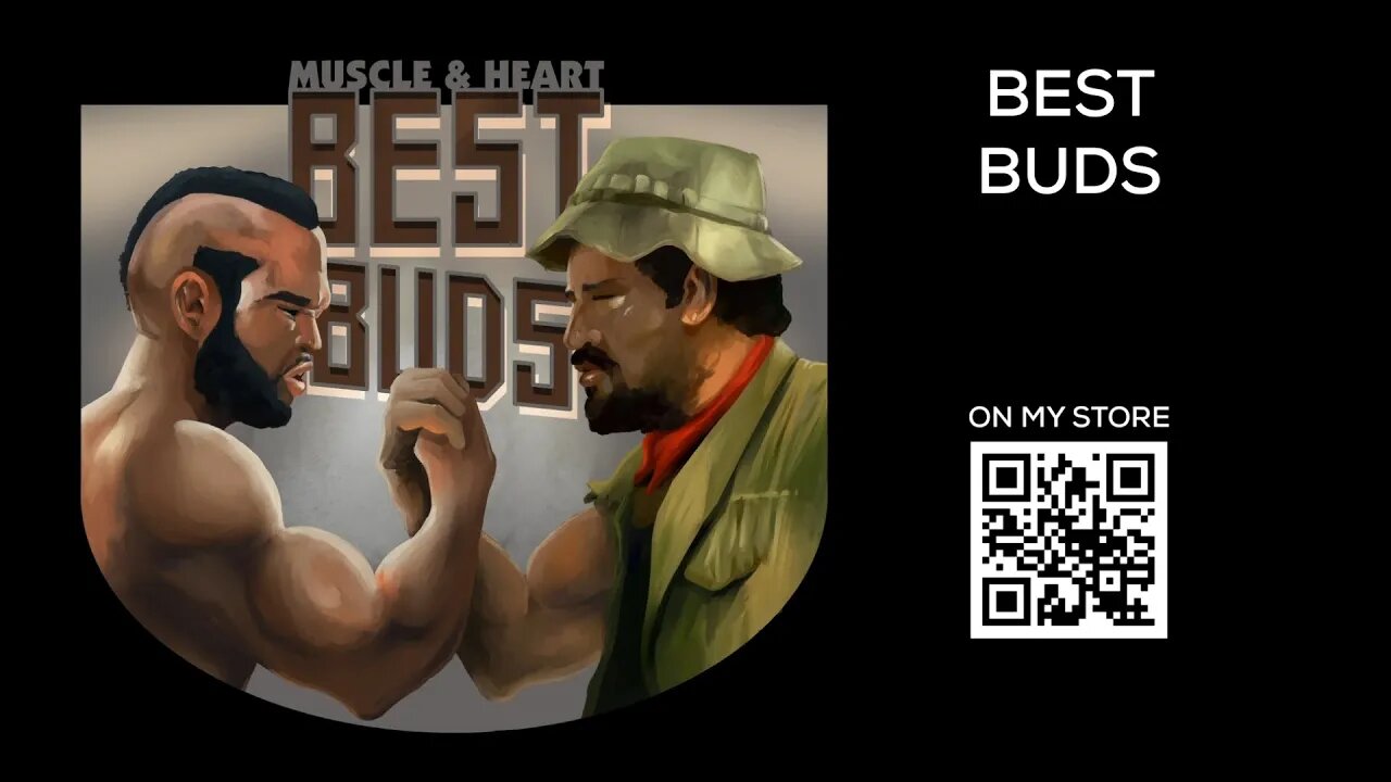 Timelapse Illustration Best Buds - Bud Spencer & Mr. T