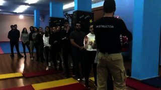 Street Self Defense Seminar Pad Drill The Self Defense Company