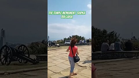 at the temple monument shipka Bulgaria