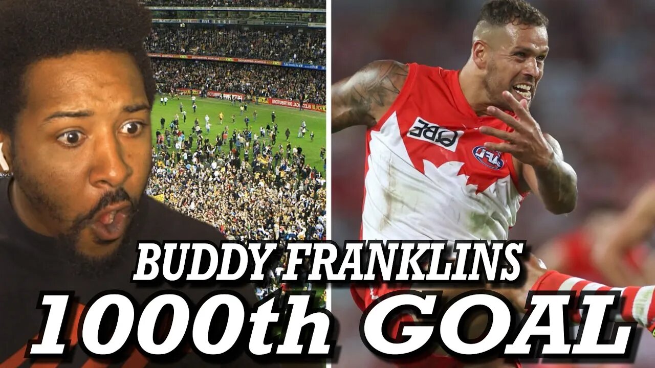 LANCE 'BUDDY' FRANKLINS 1000TH AFL GOAL!!! | REACTION!!!