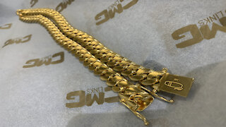 Making a Pure Gold Cuban Link Chain (Handmade 24 Karat)