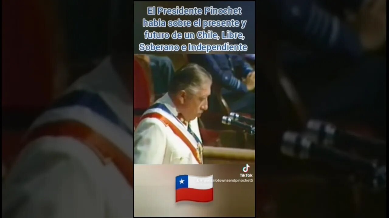 PRESIDENTE PINOCHET.UN ESTADISTA DE EXCEPCIÓN GOBERNÓ PARA TODOS LOS CHILENOS.PAZ PROGRESO,SEGURIDAD