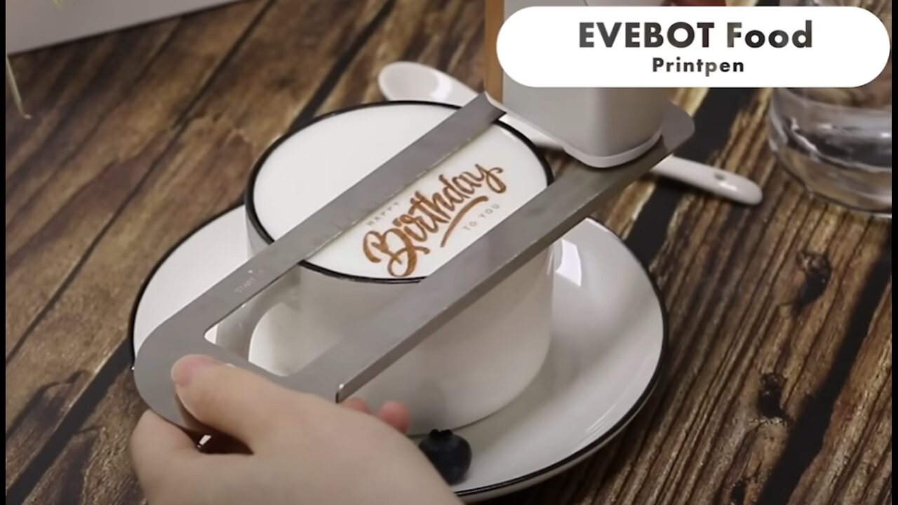 Coffee Printer, Beer printer, Latte Art Machine from Evebot-Fantasia