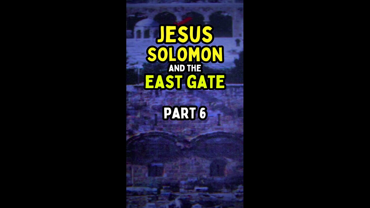 Golden or East Gate Points to 👉🏽📖 Jesus