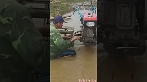 man's plow washing process