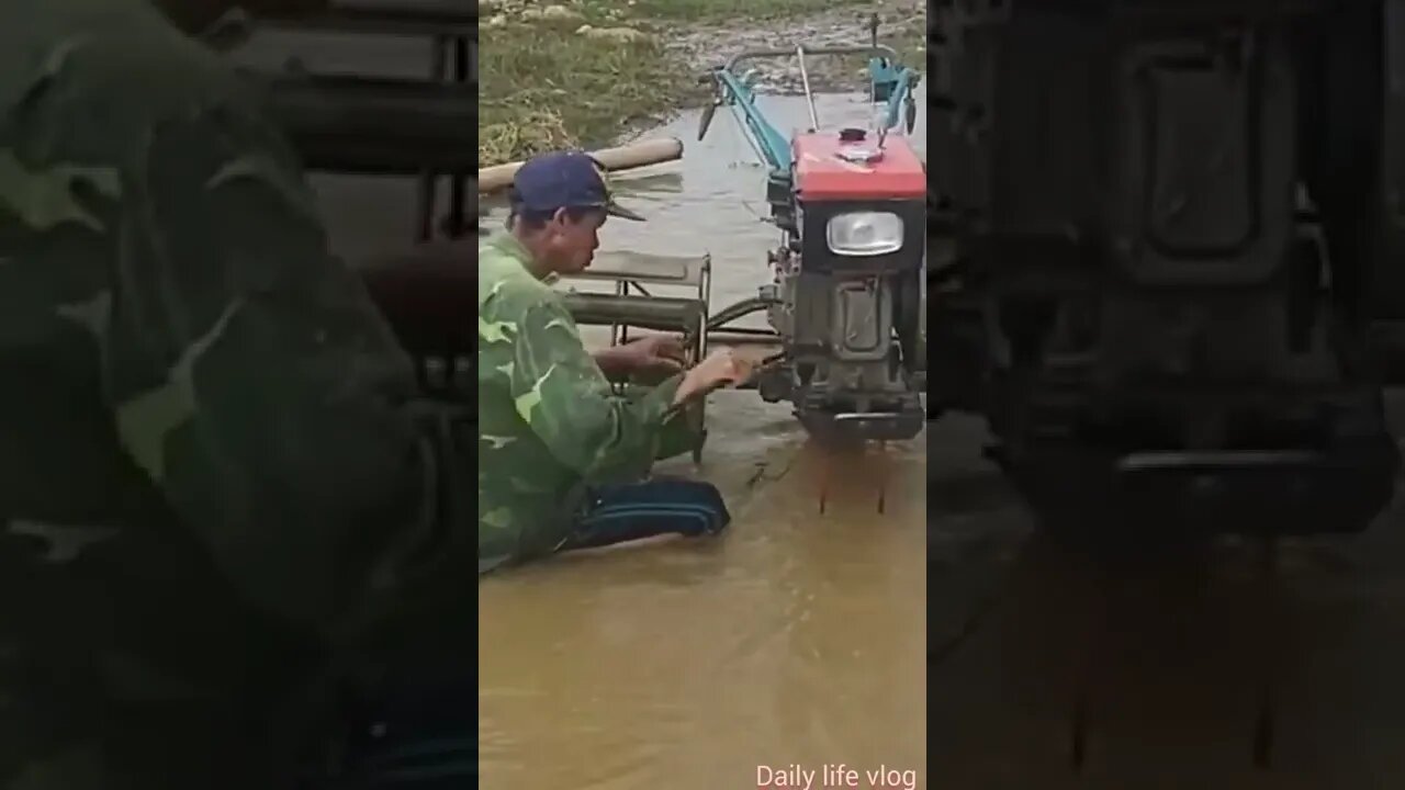 man's plow washing process