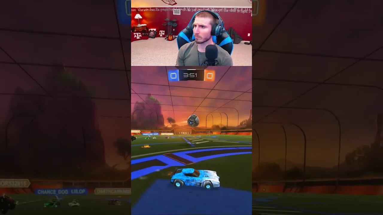 Great Pass! #shorts #Twitch #streamer #twitchstreamers #ppoo92 #rocketleague #old #bald