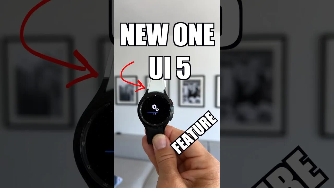 NEW ONE UI 5 Sci-Fi FEATURE 🔥 (Galaxy Watch 4/5 One Ui 5 Watch) #shorts
