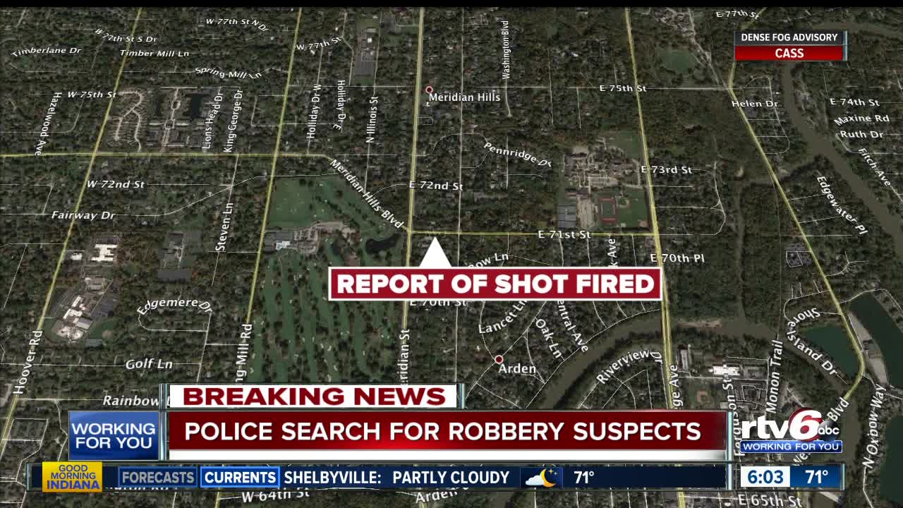 Shot fired as police search for suspects after CVS robbery