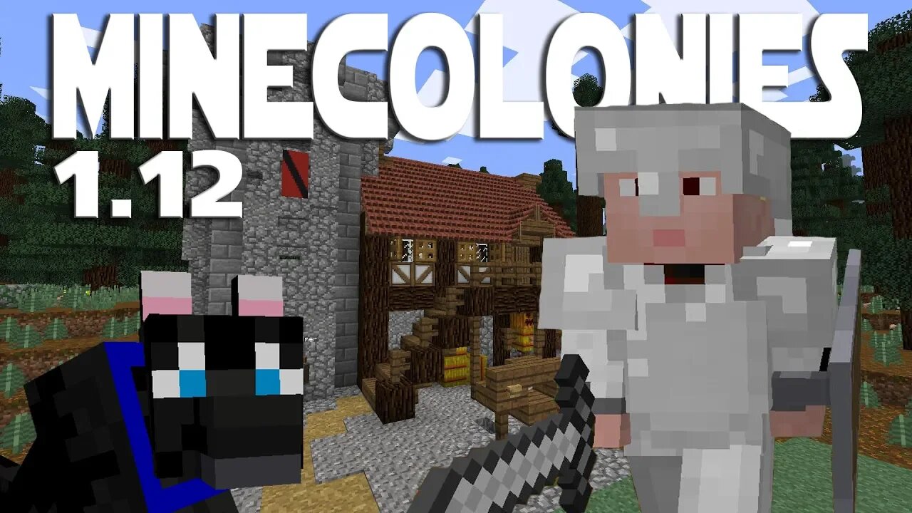 Minecraft Minecolonies 1.12 ep 40 - Guard Tower Tier 4